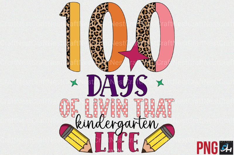 100 Days of School Clipart Bundle - CraftNest - Digital Crafting and Art