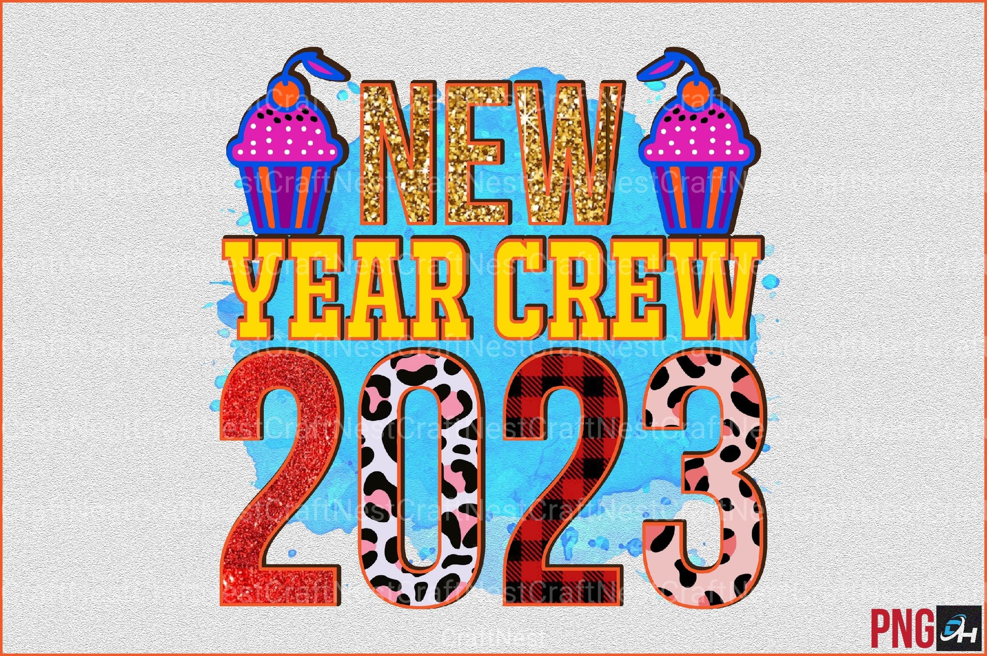 New Year Clipart Bundle 99 - CraftNest - Digital Crafting and Art