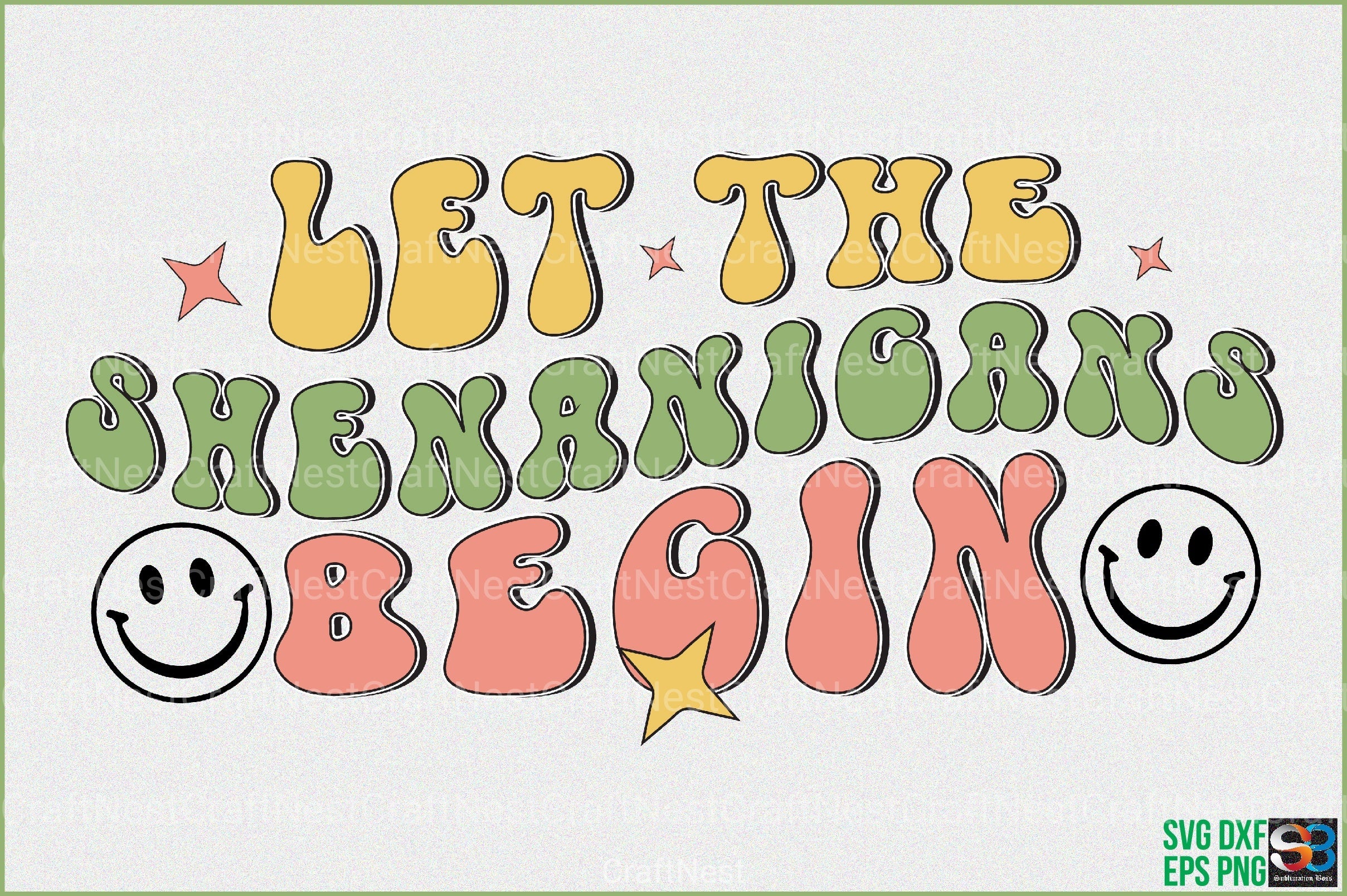 Retro St Patrick's Day Bundle 1 - CraftNest - Digital Crafting and Art