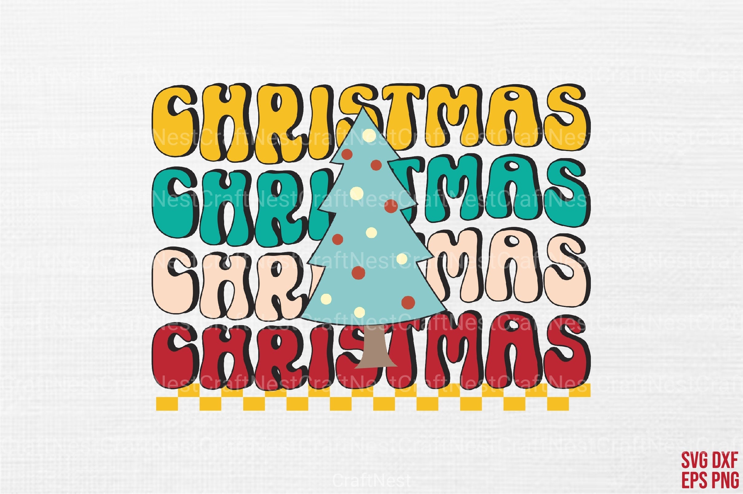 Retro Christmas SVG Bundle 3 - CraftNest - Digital Crafting and Art