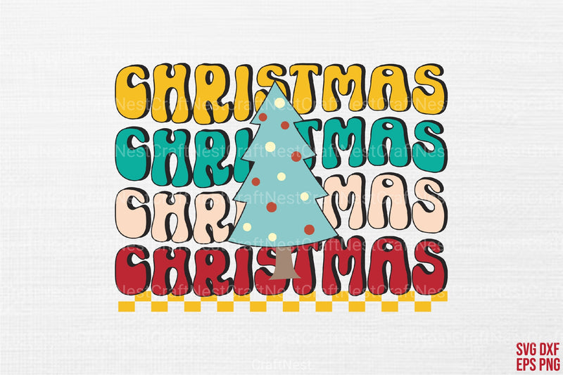 Retro Christmas SVG Bundle 3 - CraftNest - Digital Crafting and Art