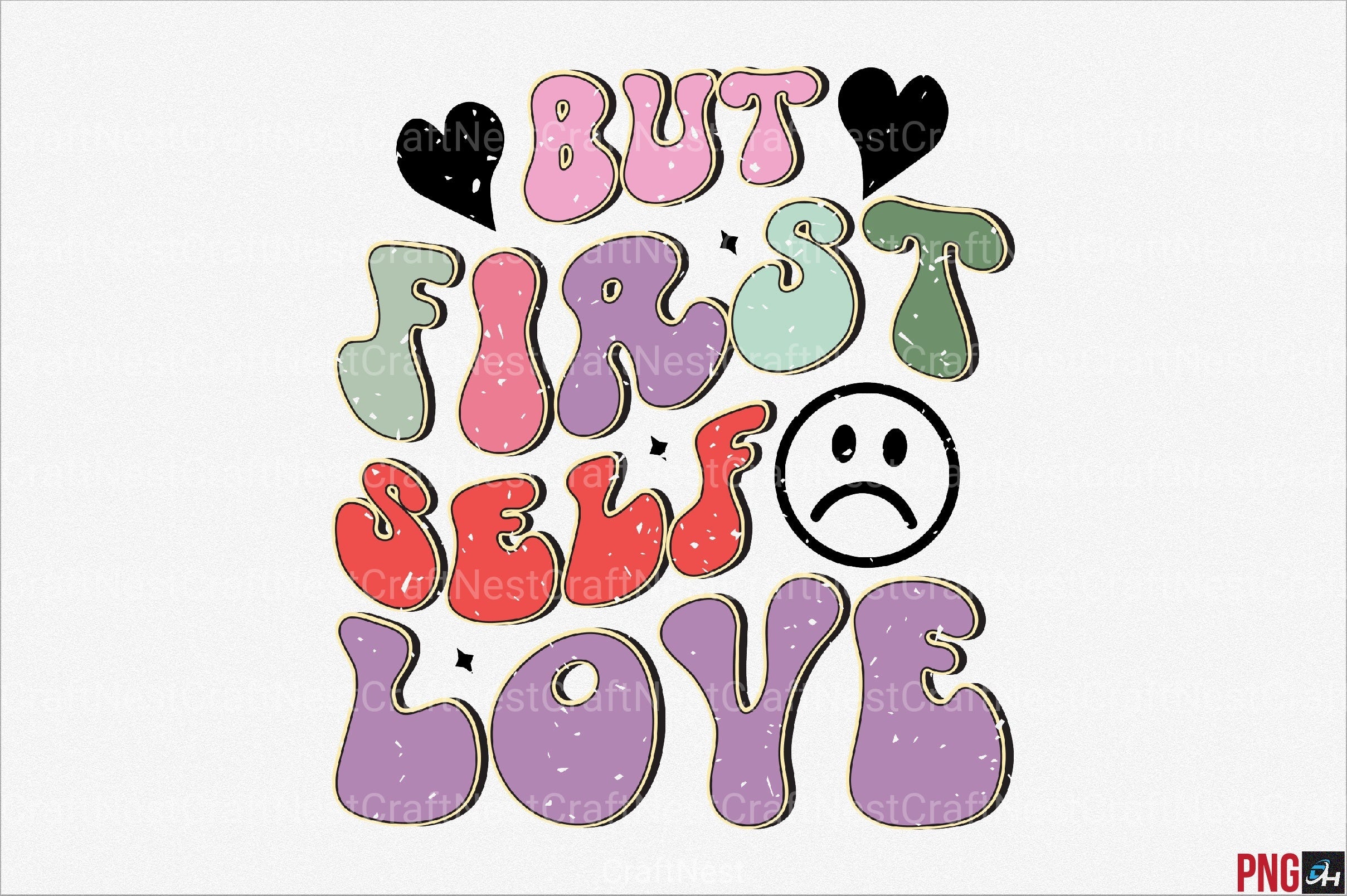 Retro Self Love Clipart Bundle - CraftNest - Digital Crafting and Art