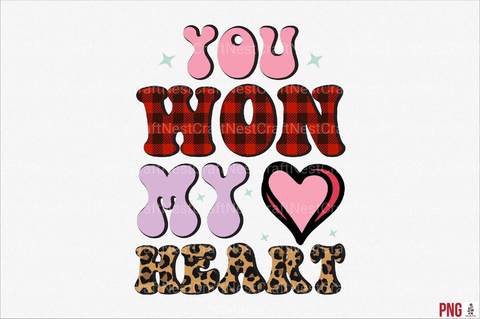 Retro Valentine's Day Clipart Bundle - CraftNest - Digital Crafting and Art