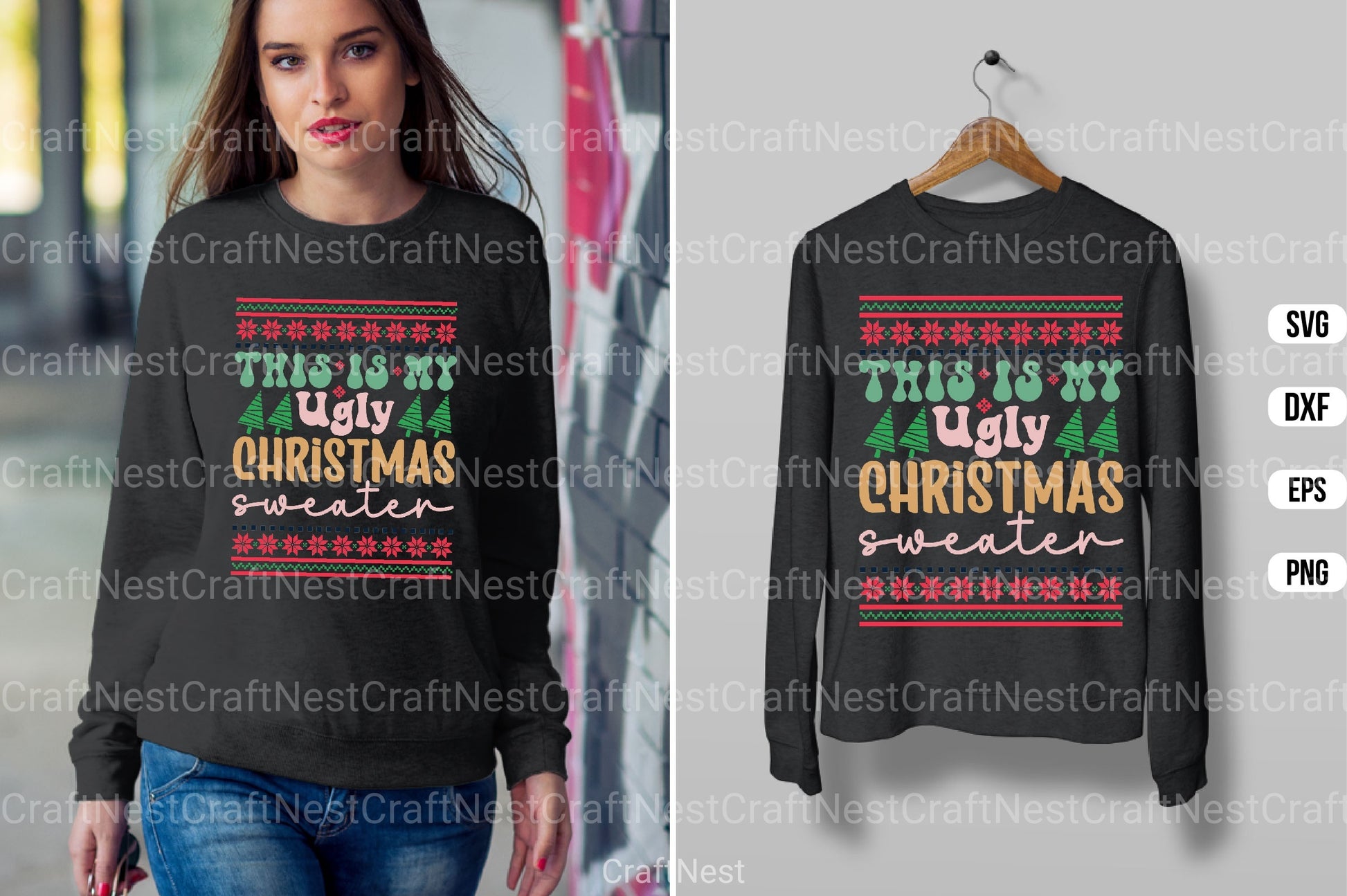 Retro Ugly Sweater Bundle - CraftNest - Digital Crafting and Art