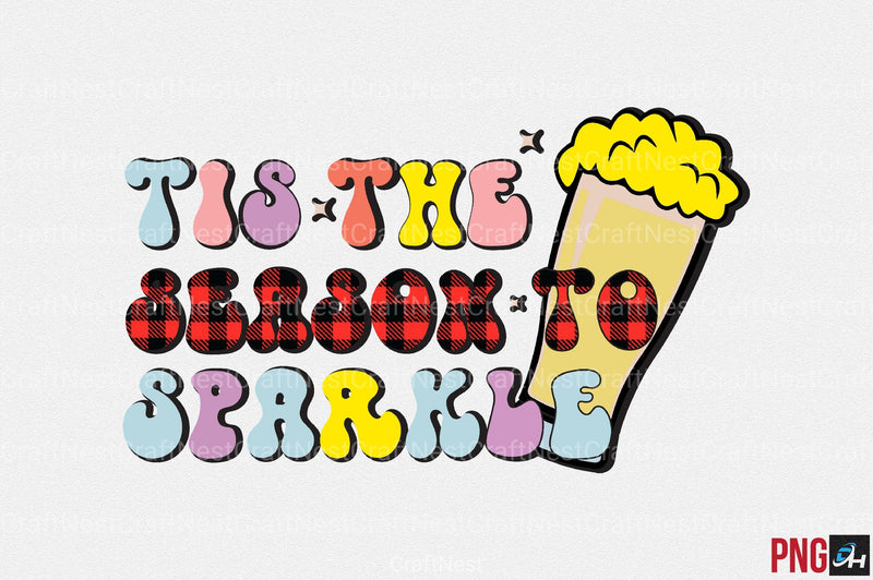 New Year Retro Clipart Bundle - CraftNest - Digital Crafting and Art