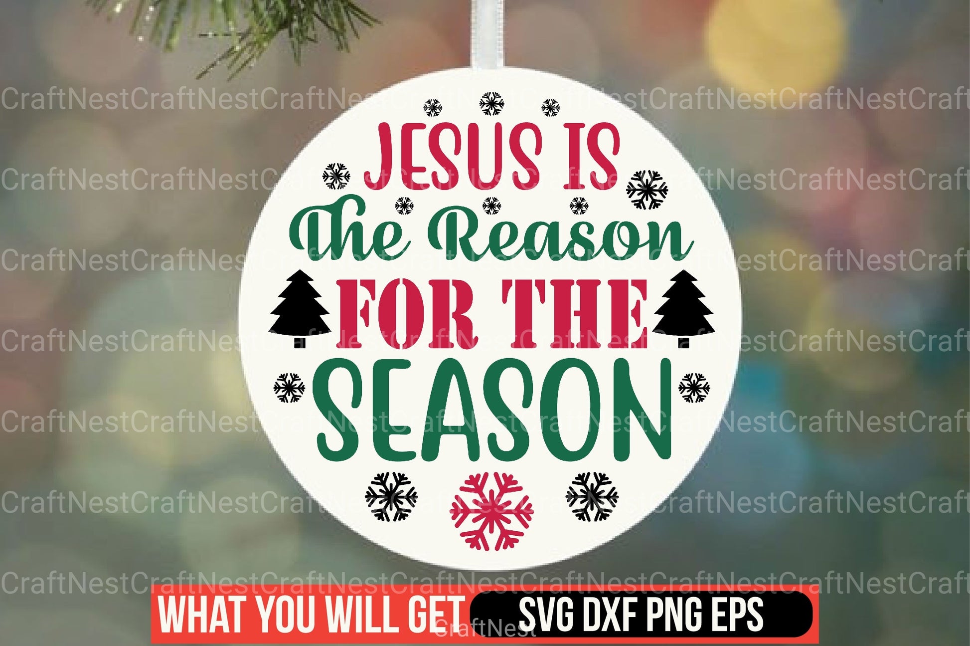 Christmas Ornaments Bundle 55 - CraftNest - Digital Crafting and Art