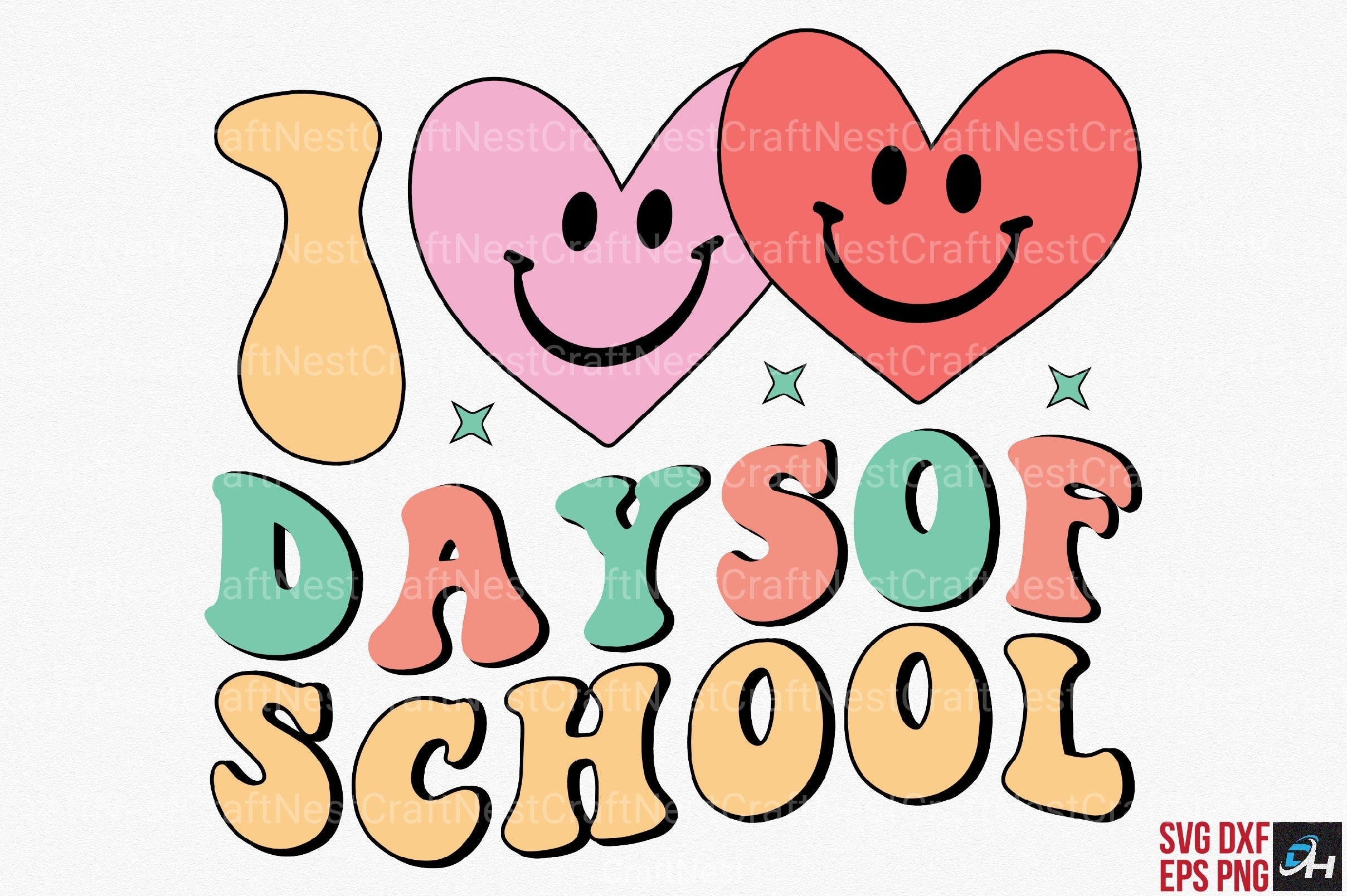 Retro Days of School Bundle 1 - CraftNest - Digital Crafting and Art