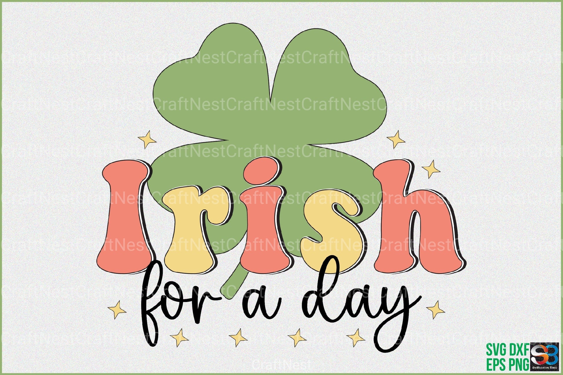 Retro St Patrick's Day Bundle 1 - CraftNest - Digital Crafting and Art
