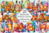 Whiskey Cocktails Clipart Bundle 3