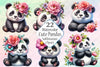 Pandas Clipart Bundle 99