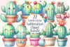 Lovely Cactus Clipart Bundle