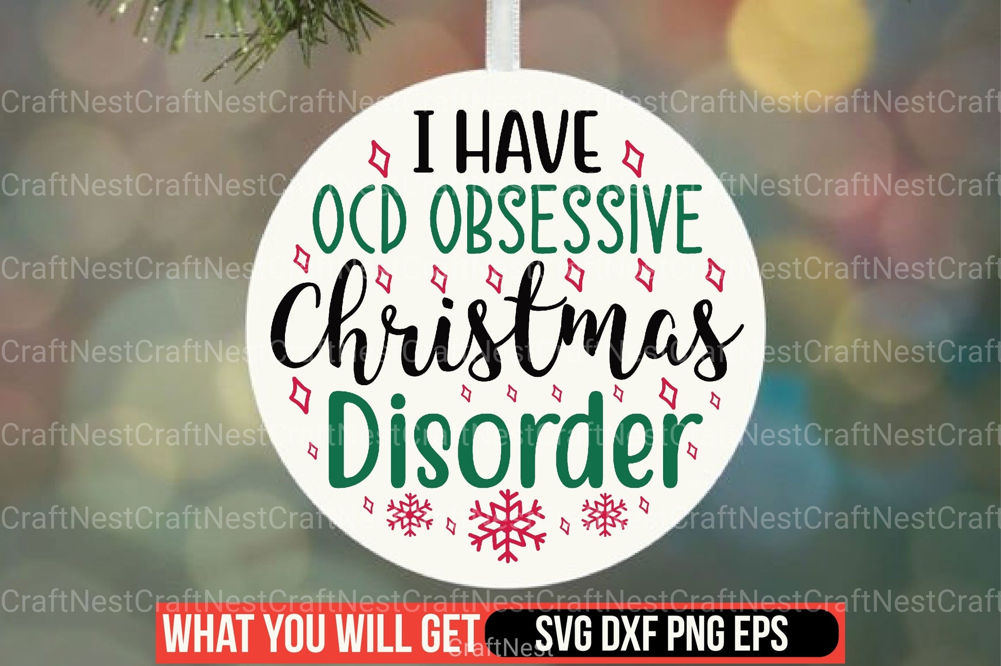 Christmas Ornaments Bundle 55 - CraftNest - Digital Crafting and Art