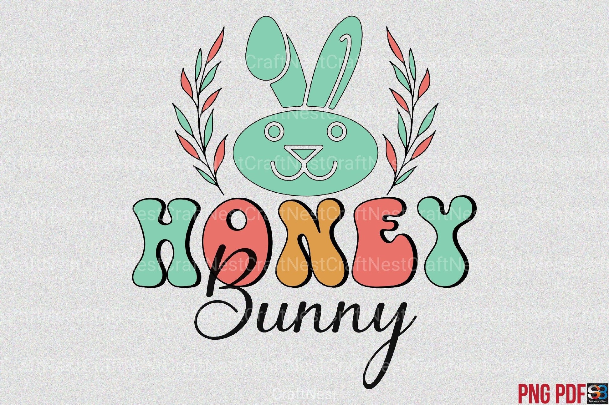 Retro Easter Clipart Bundle 9 - CraftNest - Digital Crafting and Art