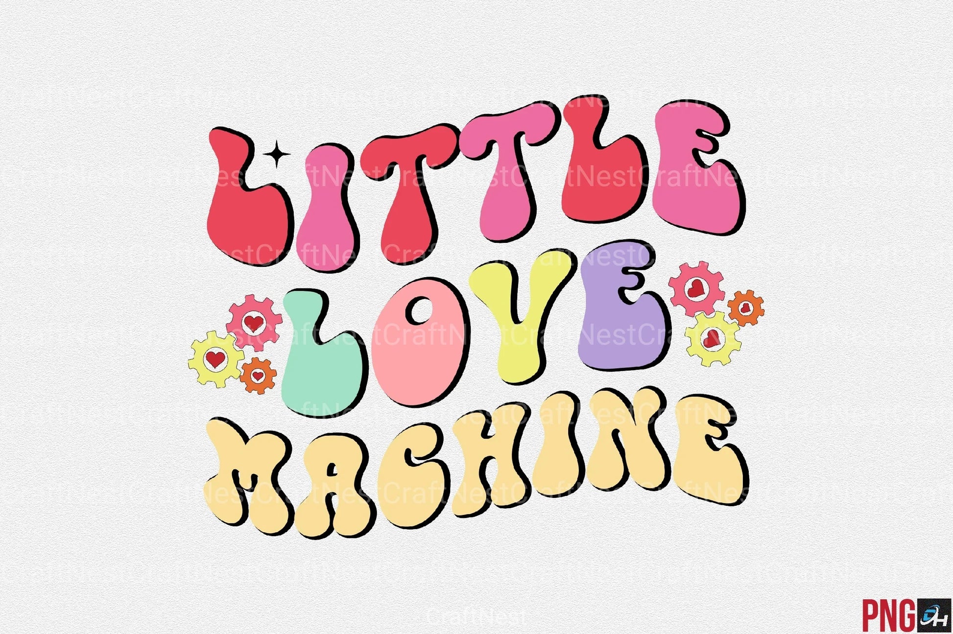 Retro Valentine's Day Clipart Bundle 3 - CraftNest - Digital Crafting and Art