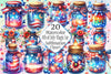 4th of July Magic Jar Clipart Bundle