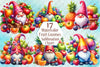 Fruit Gnomes Clipart Bundle