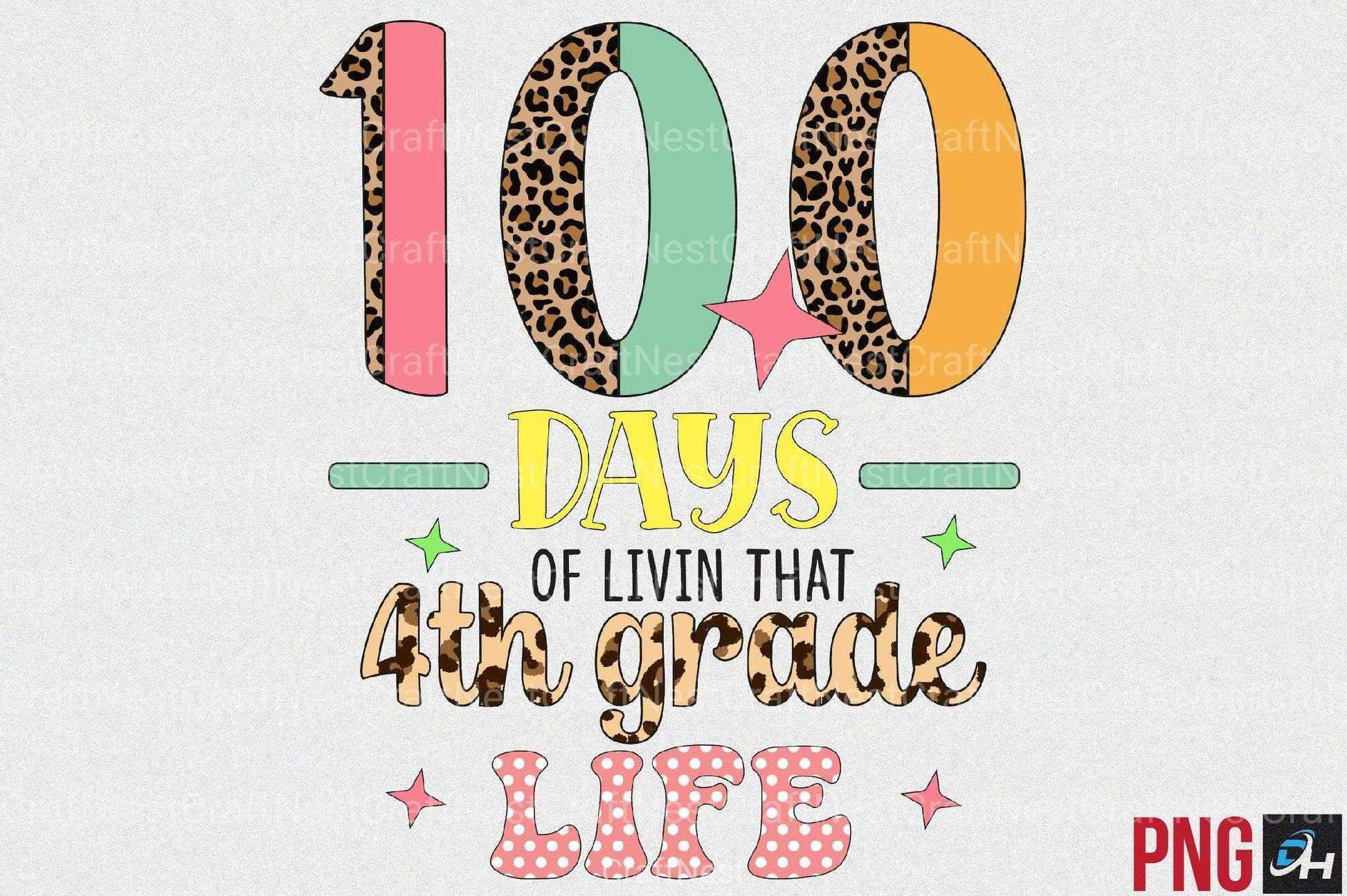 100 Days of School Clipart Bundle - CraftNest - Digital Crafting and Art