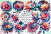 Mother's Day Flowers & Galaxy Clipart Bundle
