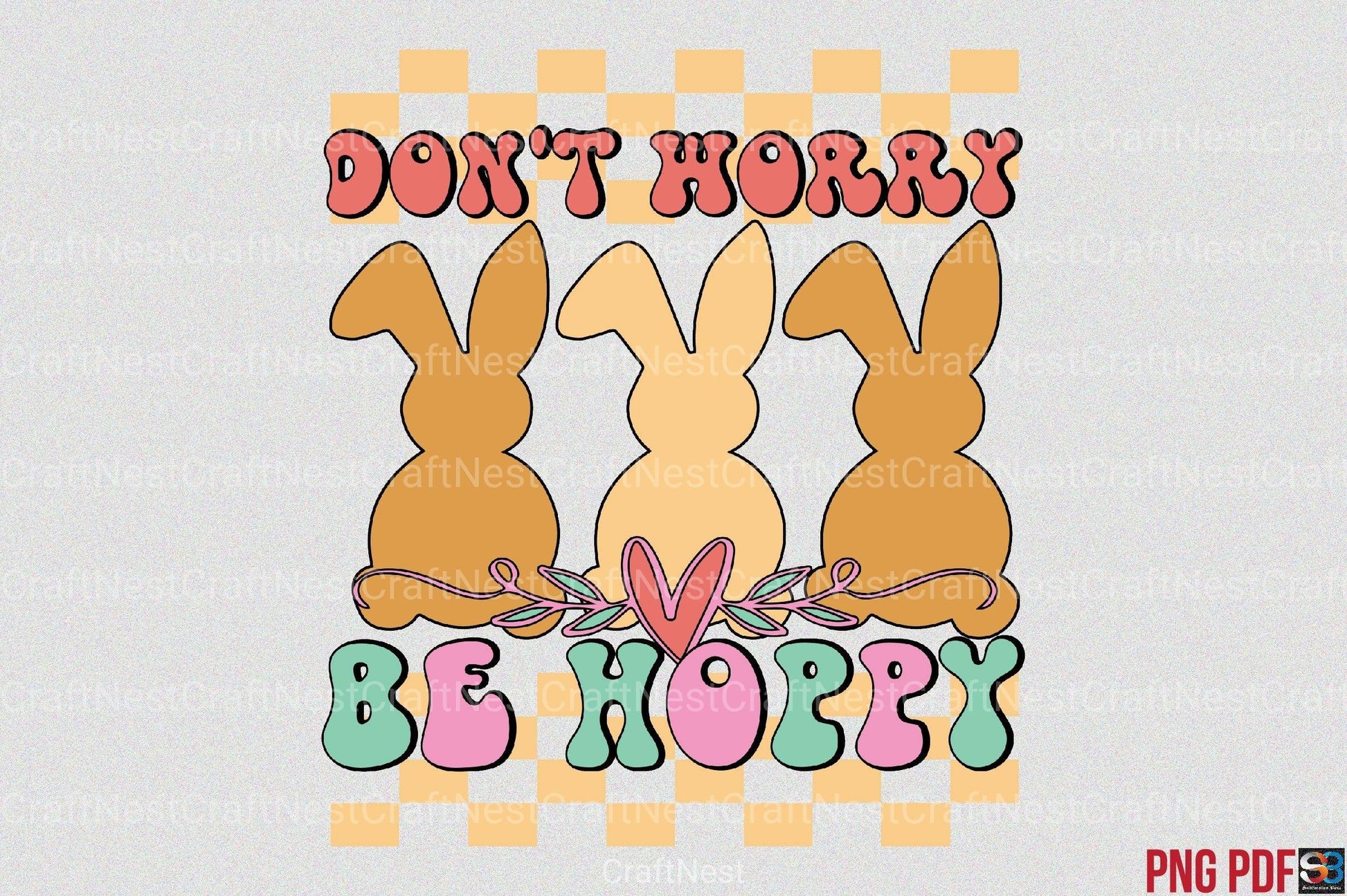 Retro Easter Clipart Bundle 9 - CraftNest - Digital Crafting and Art