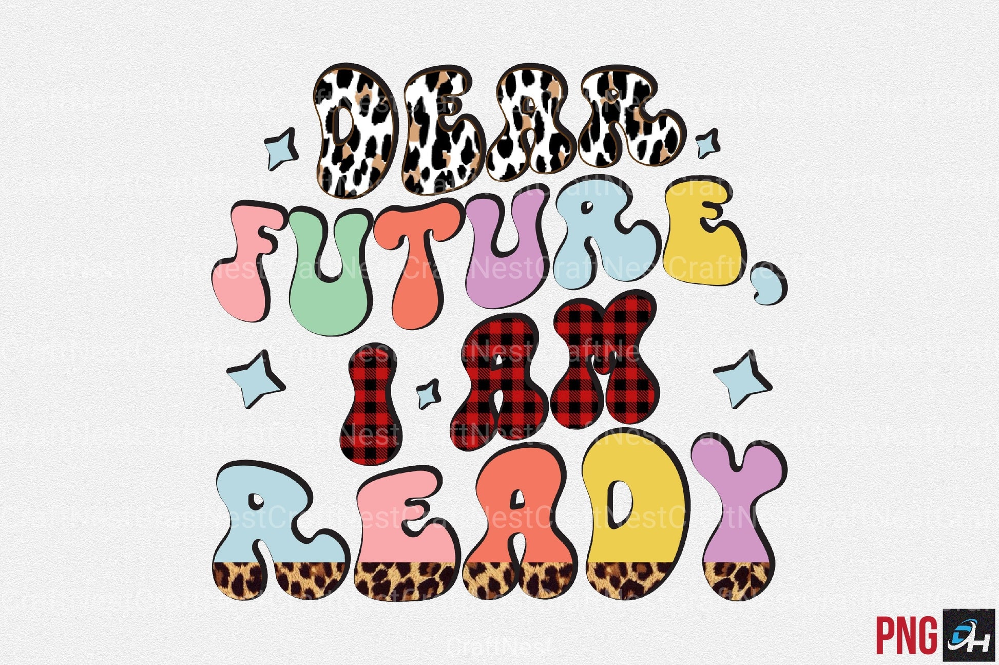 New Year Retro Clipart Bundle - CraftNest - Digital Crafting and Art