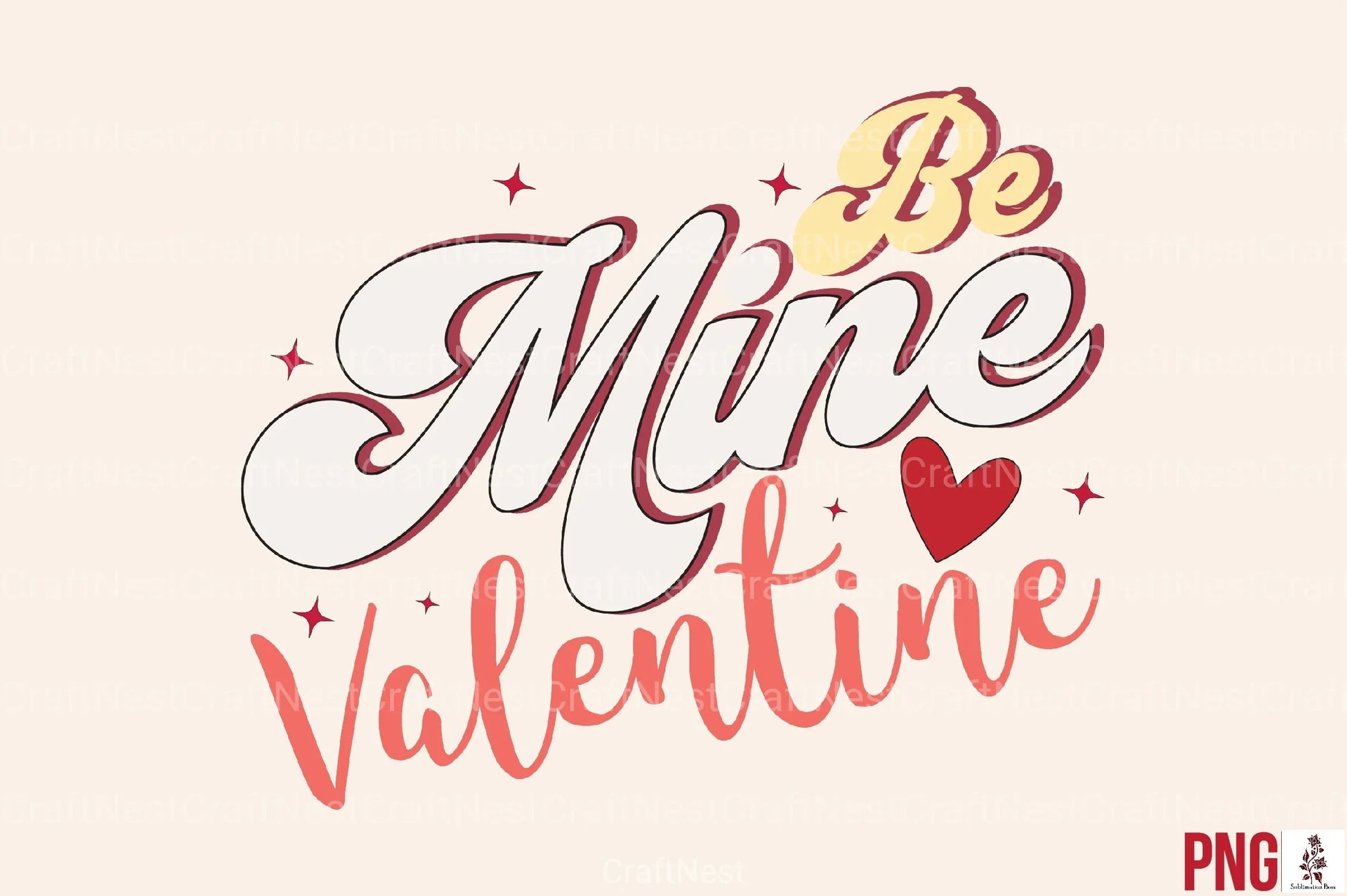 Retro Valentine's Day Clipart Bundle 4 - CraftNest - Digital Crafting and Art