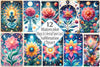Magic & Celestial Tarot Card Clipart Bundle