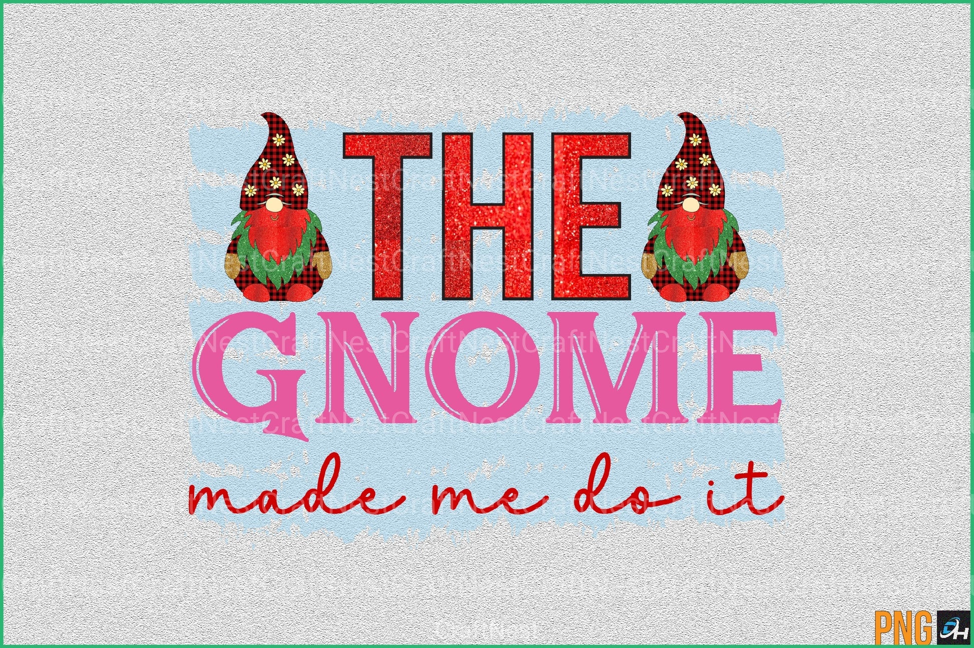 Christmas Gnome Clipart Bundle 10 - CraftNest - Digital Crafting and Art