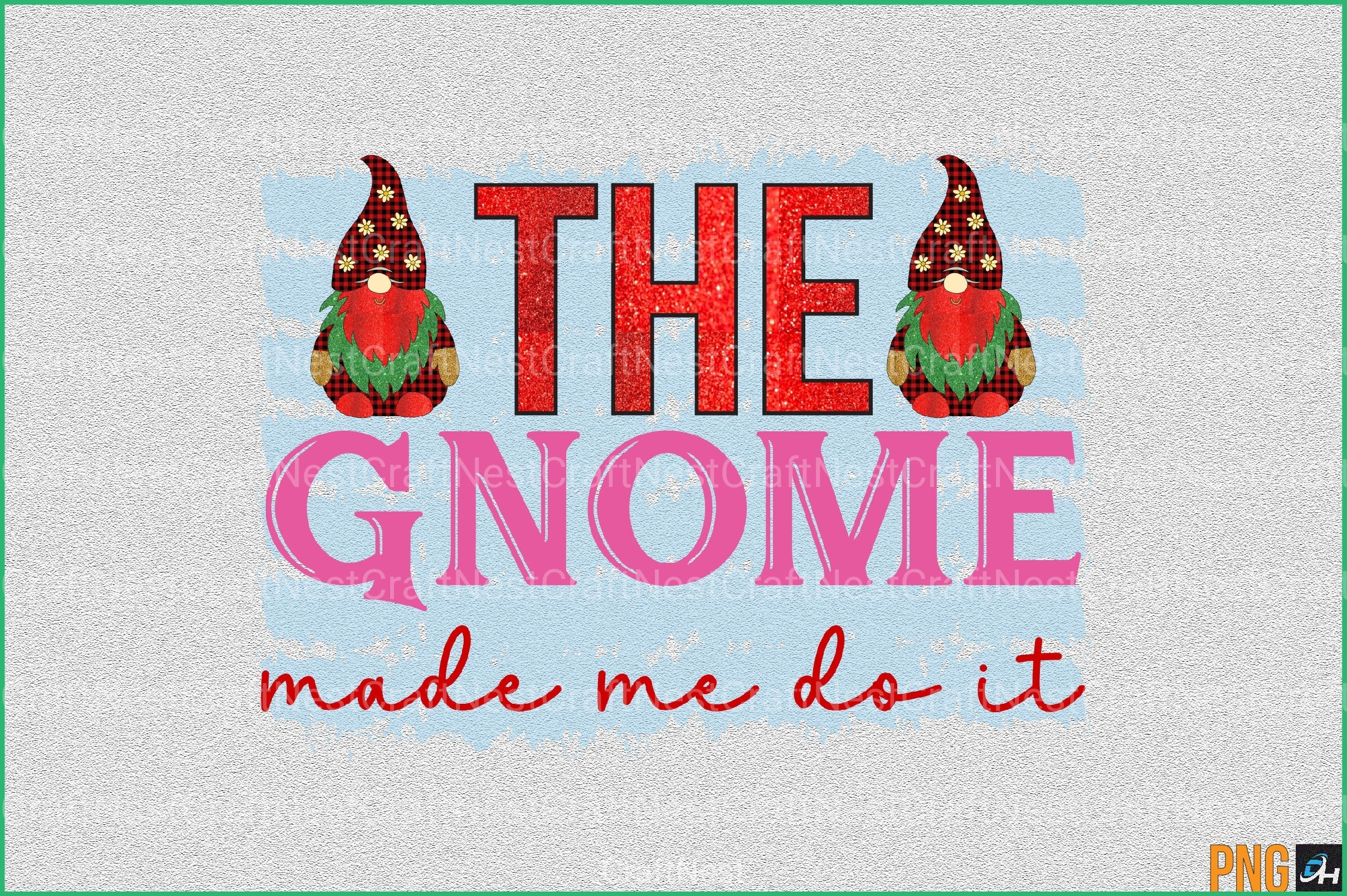 Christmas Gnome Clipart Bundle 10 - CraftNest - Digital Crafting and Art