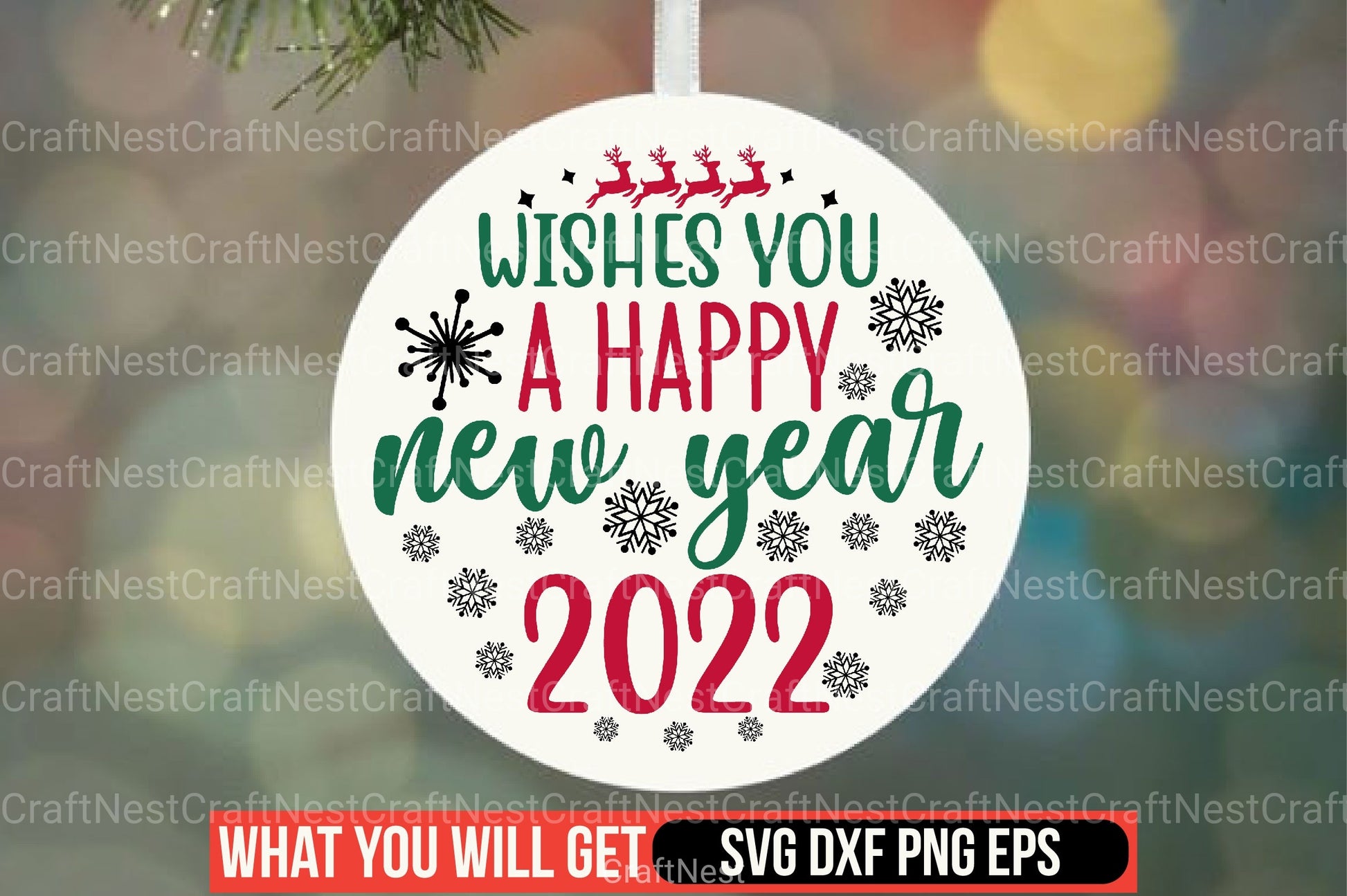 Christmas Ornaments Bundle 55 - CraftNest - Digital Crafting and Art