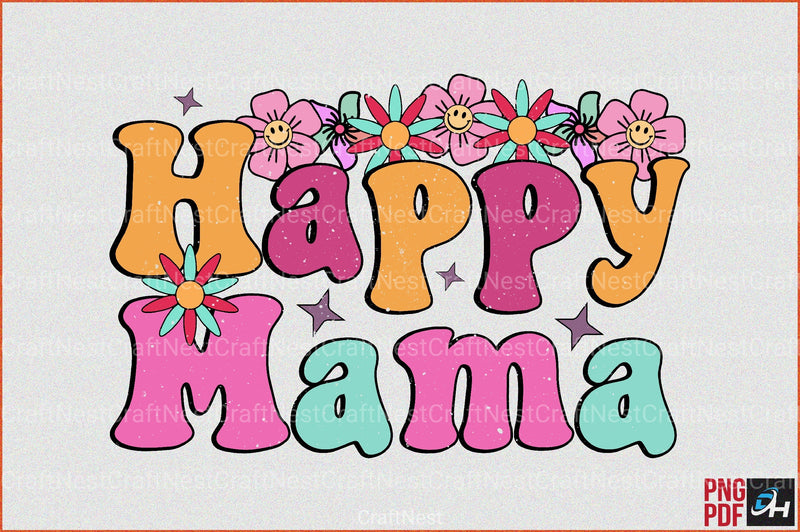 Retro Mama Clipart Bundle 4 - CraftNest - Digital Crafting and Art