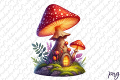 Mushrooms Clipart Bundle 14 - CraftNest - Digital Crafting and Art