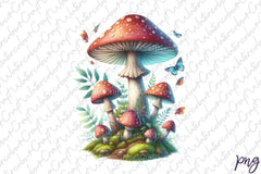 Mushrooms Clipart Bundle 121 - CraftNest - Digital Crafting and Art