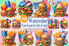 4th of July Fast Food Clipart Bundle