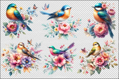 Beautiful Birds Clipart Bundle - CraftNest - Digital Crafting and Art