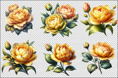 Vintage Flowers Clipart Bundle 12 - CraftNest - Digital Crafting and Art