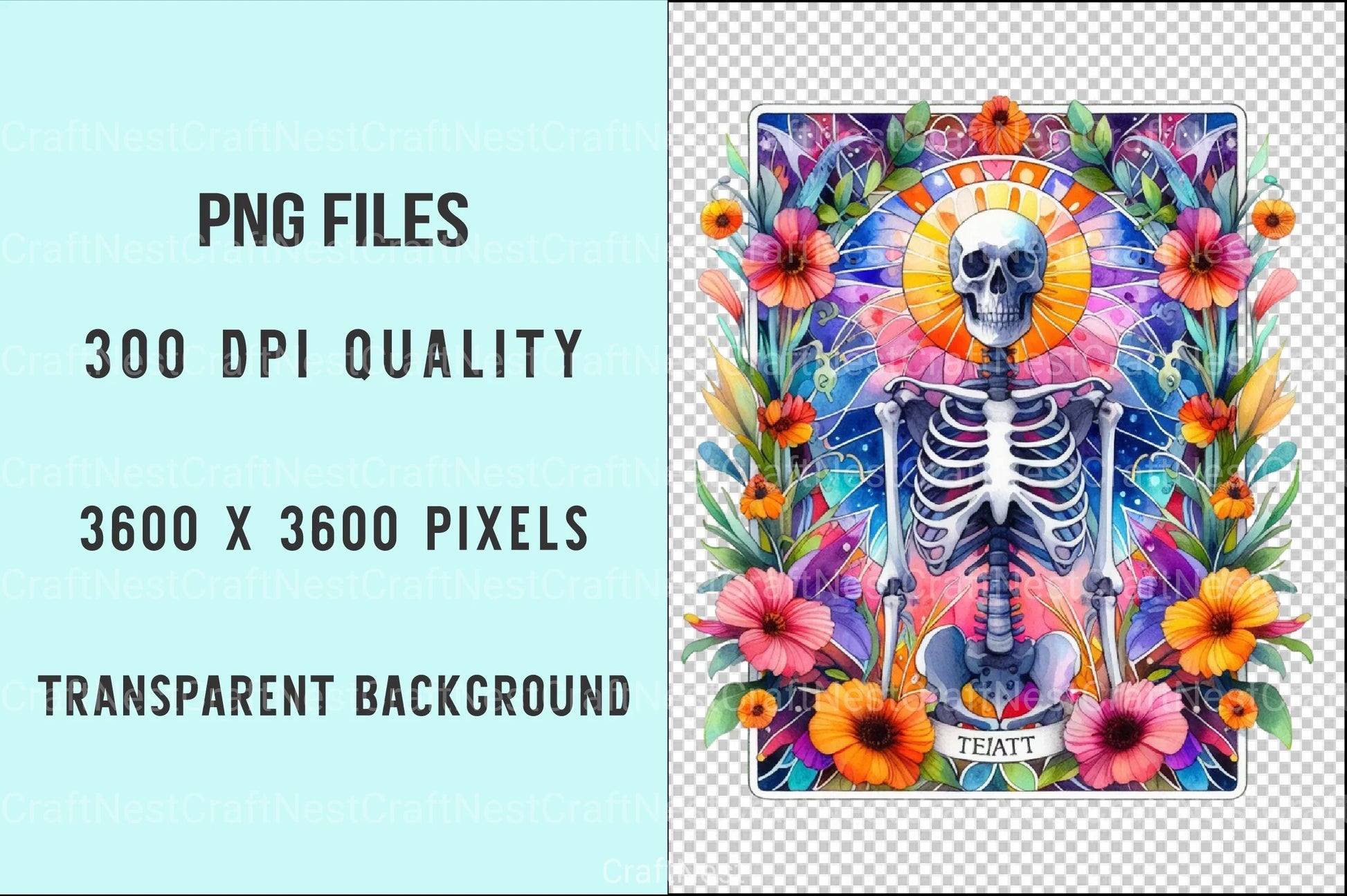 Halloween Tarot Card Clipart Bundle 66 - CraftNest - Digital Crafting and Art