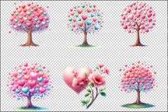 Love Tree Clipart Bundle - CraftNest - Digital Crafting and Art