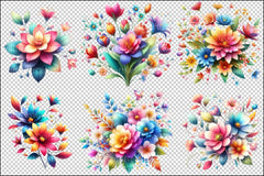 Spring Flowers Clipart Bundle 99 - CraftNest - Digital Crafting and Art