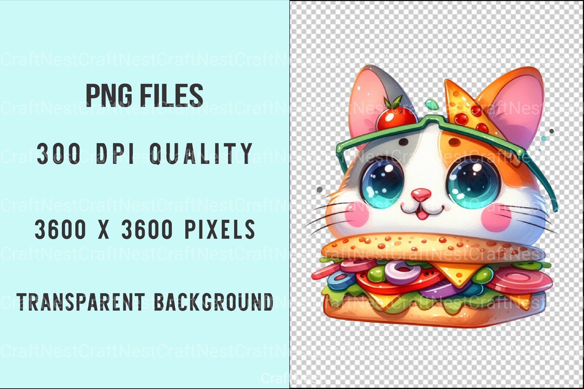 Funny Domestic Animals Face Clipart Bundle - CraftNest - Digital Crafting and Art