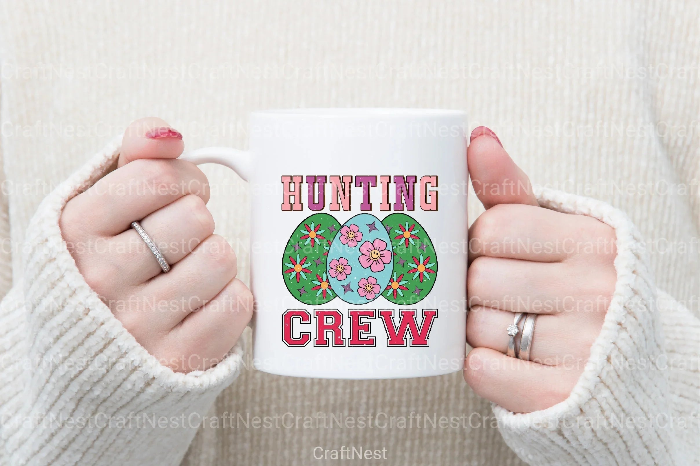 Retro Easter Clipart Bundle 8 - CraftNest - Digital Crafting and Art