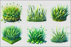 Spring Grass Clipart Bundle 2 - CraftNest - Digital Crafting and Art