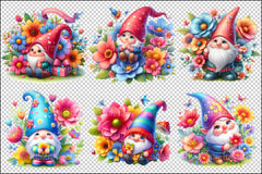 Mother's Day Cute Gnome Clipart Bundle - CraftNest - Digital Crafting and Art