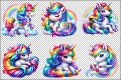 Unicorn Clipart Bundle 99 - CraftNest - Digital Crafting and Art
