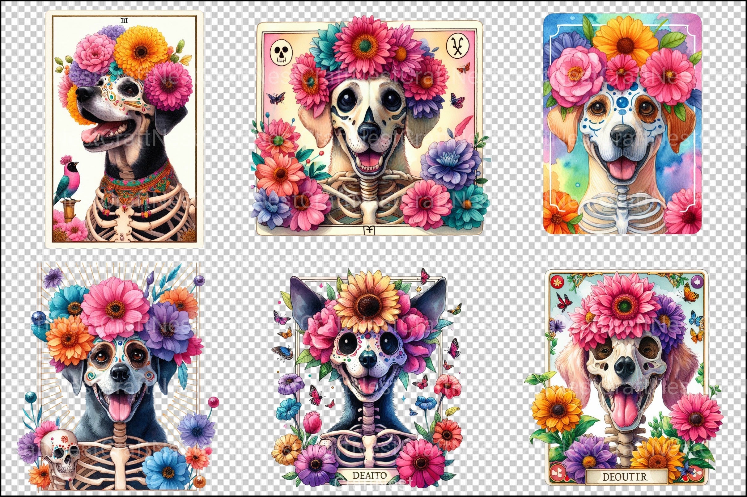 Dog Tarot Card Clipart Bundle - CraftNest - Digital Crafting and Art