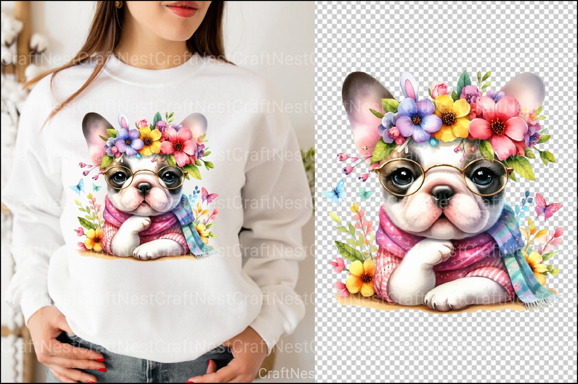 Spring Dogs Clipart Bundle 1 - CraftNest - Digital Crafting and Art