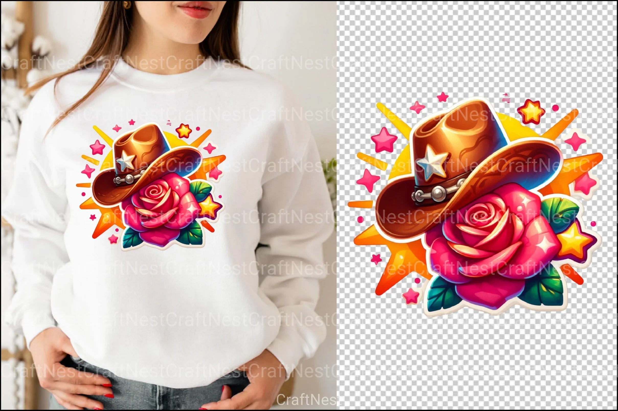 Funny Sassy Western Clipart Bundle - CraftNest - Digital Crafting and Art