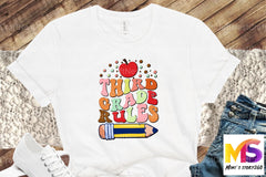 Third Grade Vibes Back to School Bundle - CraftNest - Digital Crafting and Art