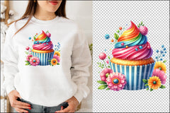 Yummy Cupcakes Clipart Bundle - CraftNest - Digital Crafting and Art