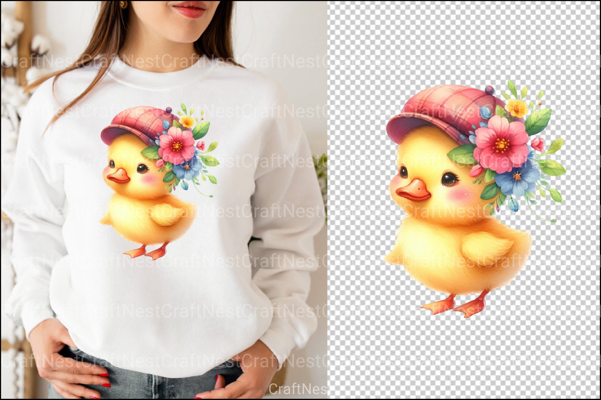 Cute Little Ducks Clipart Bundle 4 - CraftNest - Digital Crafting and Art