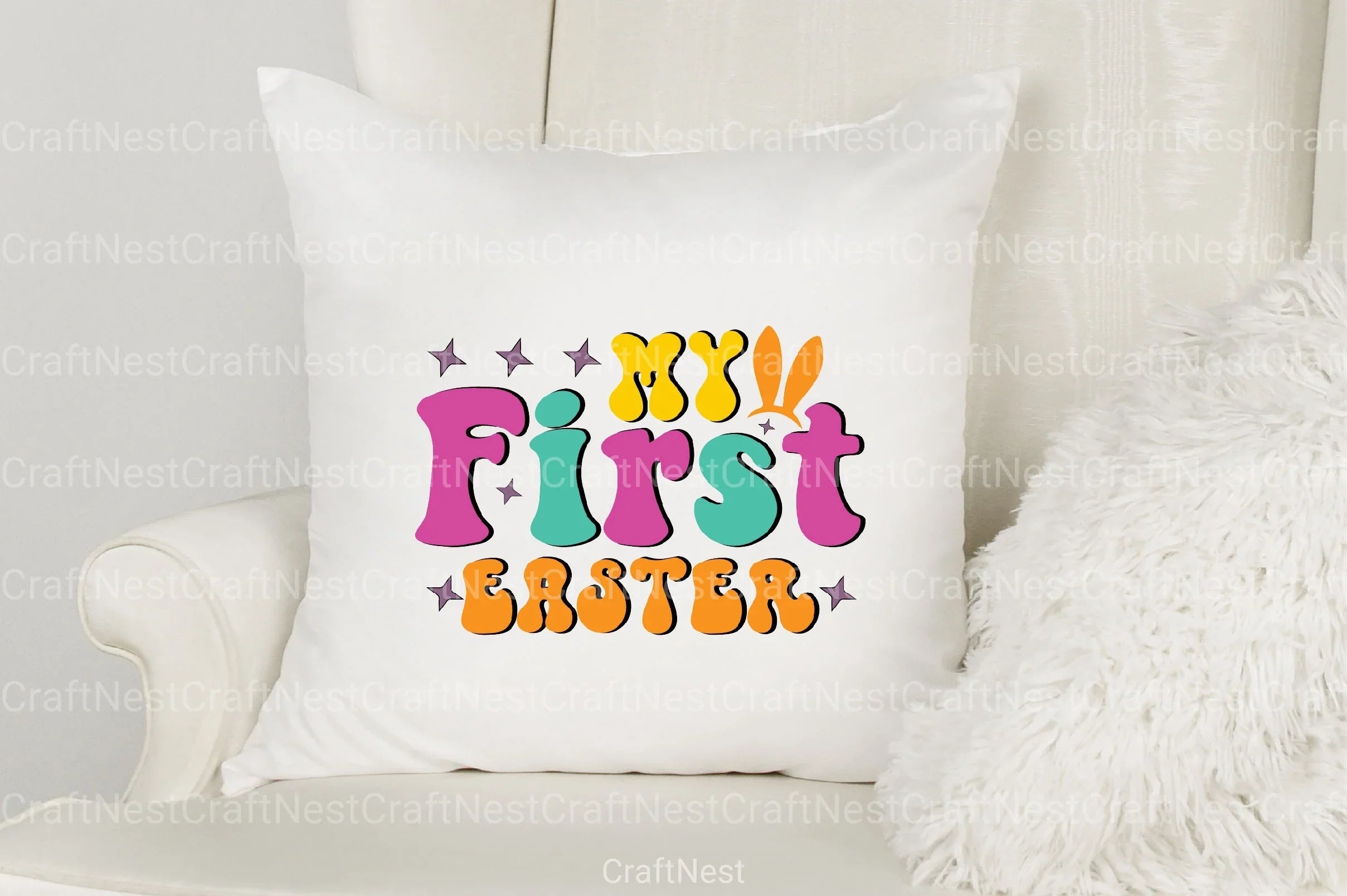 Retro Easter Clipart Bundle 10 - CraftNest - Digital Crafting and Art